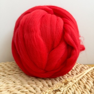 Fir Gigant Lână Merinos - Poppy Red 200 g, 9m