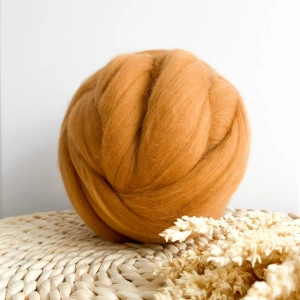 Giant Merino Wool Thread - Mustard 200 g, 9m