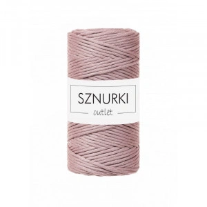 Mauve twisted cord 3mm 100m  / 330g