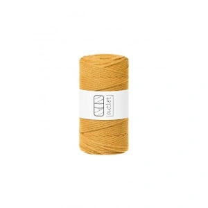 Mustard braided cord 3mm 100m / 250g