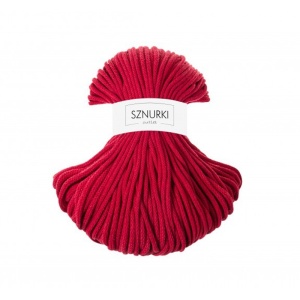 Red braided cord 5mm 100m / 500g