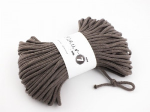 Braided cotton cord - Super 7 - mocha - 50m 600g