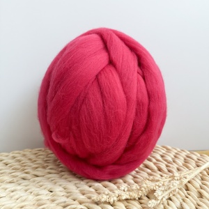 Fir Gigant Lână Merinos - Raspberry Red 200 g, 9m