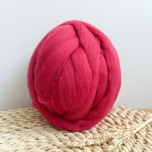 Fir Gigant Lână Merinos - Raspberry Red 200 g, 9m
