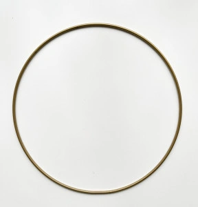 Inel metal 50cm, aliaj auriu 1 buc