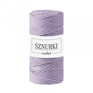 Lavander twisted macrame cord 3mm 100m  / 330g