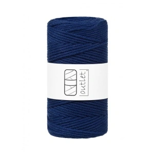 Navy Blue braided cord 3mm 100m / 250g