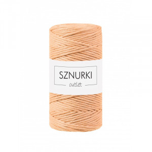Peach Fuzz twisted cord 3mm 100m / 330g