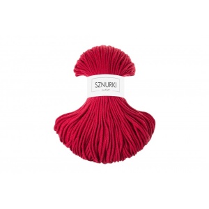 Red braided cord 3mm 100m / 250g