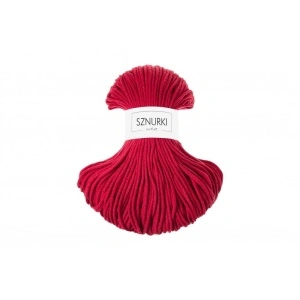 Red braided cord 3mm 100m / 250g