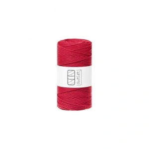 Red braided cord 3mm 100m / 250g