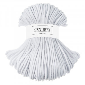 White braided cord 5mm 100m / 500g
