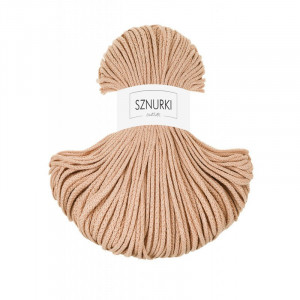Biscuit braided cotton cord 3mm 100m / 250g