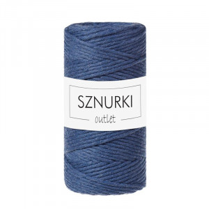 Jeans twisted macrame cord 3mm 100m  / 330g