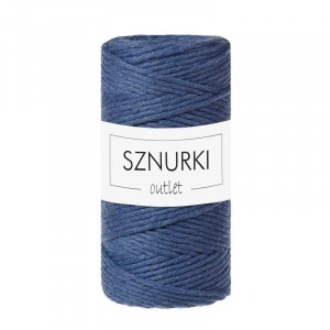 Jeans twisted macrame cord 3mm 100m  / 330g