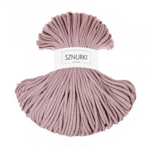 Mauve cotton cord 5mm 100m