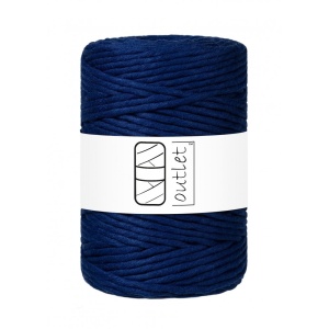 Navy Blue twisted cord 5mm 100m / 660g
