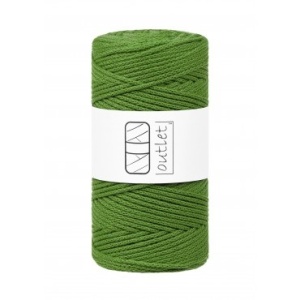 Asparagus Green braided cord 3mm 100m / 250g