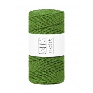 Asparagus Green braided cord 3mm 100m / 250g