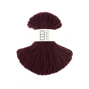 Burgundy braided cord 3mm 100m / 250g