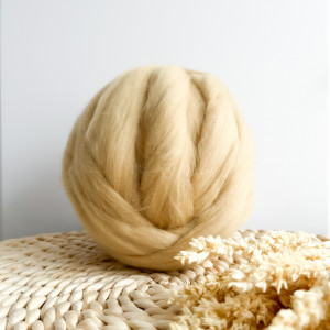 Fir Gigant Lână Merinos - Light Yellow 200 g, 9m