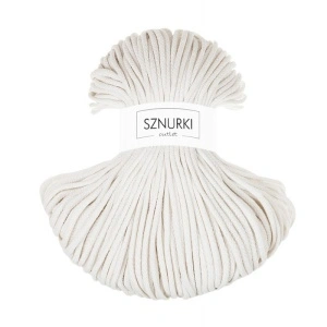 Off White braided cord 5mm 100m / 500g