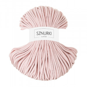 Powder pink cotton cord 5mm 100m / 500g