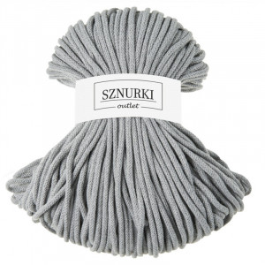 Silver braided cord 5mm 100m / 500g