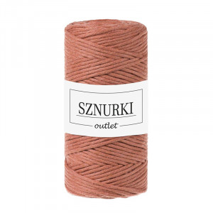 Terracotta twisted cord 3mm 100m  / 330g