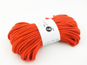 Braided cotton cord - Super 7 - orange - 50m 600g