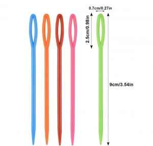 Set 5 ace de plastic - 9 cm - colorat