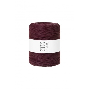 Burgundy braided cord 5mm 100m / 500g