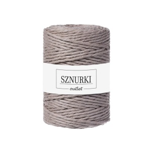 Coffee twisted cord 5mm 100m / 660g