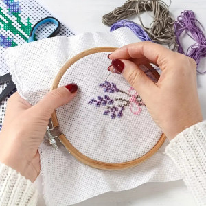 Gherghef broderie - 20cm -bambus