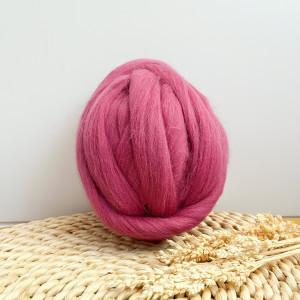 Fir Gigant Lână Merinos - Bubble Gum Pink 200 g, 9m