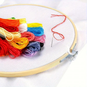 Gherghef broderie - 20cm -bambus