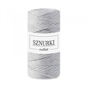 Light gray twisted cord 3mm 100m  / 330g