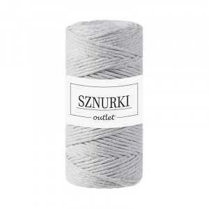 Light gray twisted cord 3mm 100m  / 330g
