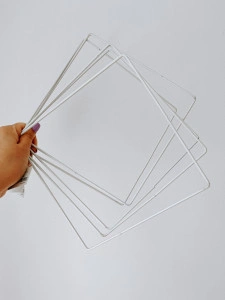 Metal square 20 cm with white coating 1 piece