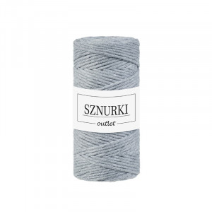 Silver twisted cord 3mm 100m  / 330g