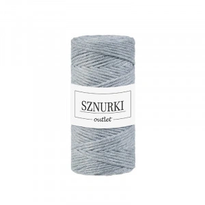 Silver twisted cord 3mm 100m  / 330g