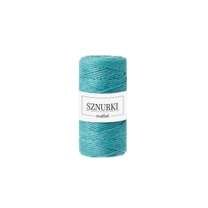 Teal twisted cord 3mm 100m / 330g