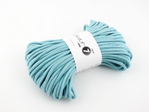 Braided cotton cord - Super 7 - azure - 50m 600g