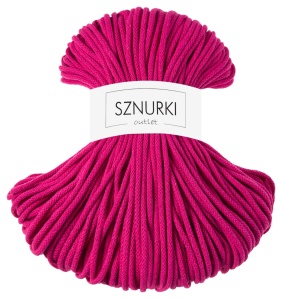 Fuchsia braided cord 5mm 100m / 500g