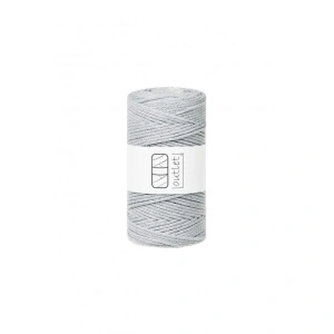 Light gray braided cord 3mm 100m / 250g