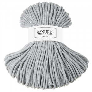 Light gray braided cord 5mm 100m / 500g