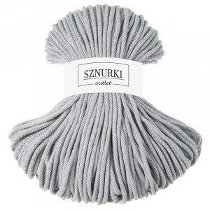 Light gray braided cord 5mm 100m