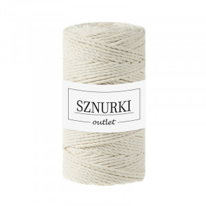 Natural 3ply twisted cord 3mm 100m / 400g