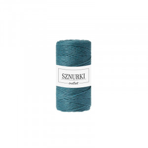 Peacock Blue twisted cord 3mm 100m  / 330g