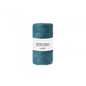 Peacock Blue twisted cord 3mm 100m  / 330g